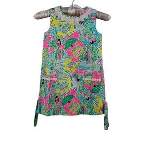Lilly Pulitzer Little Lilly Classic Pop up in the Beginning girls dress Sz 5